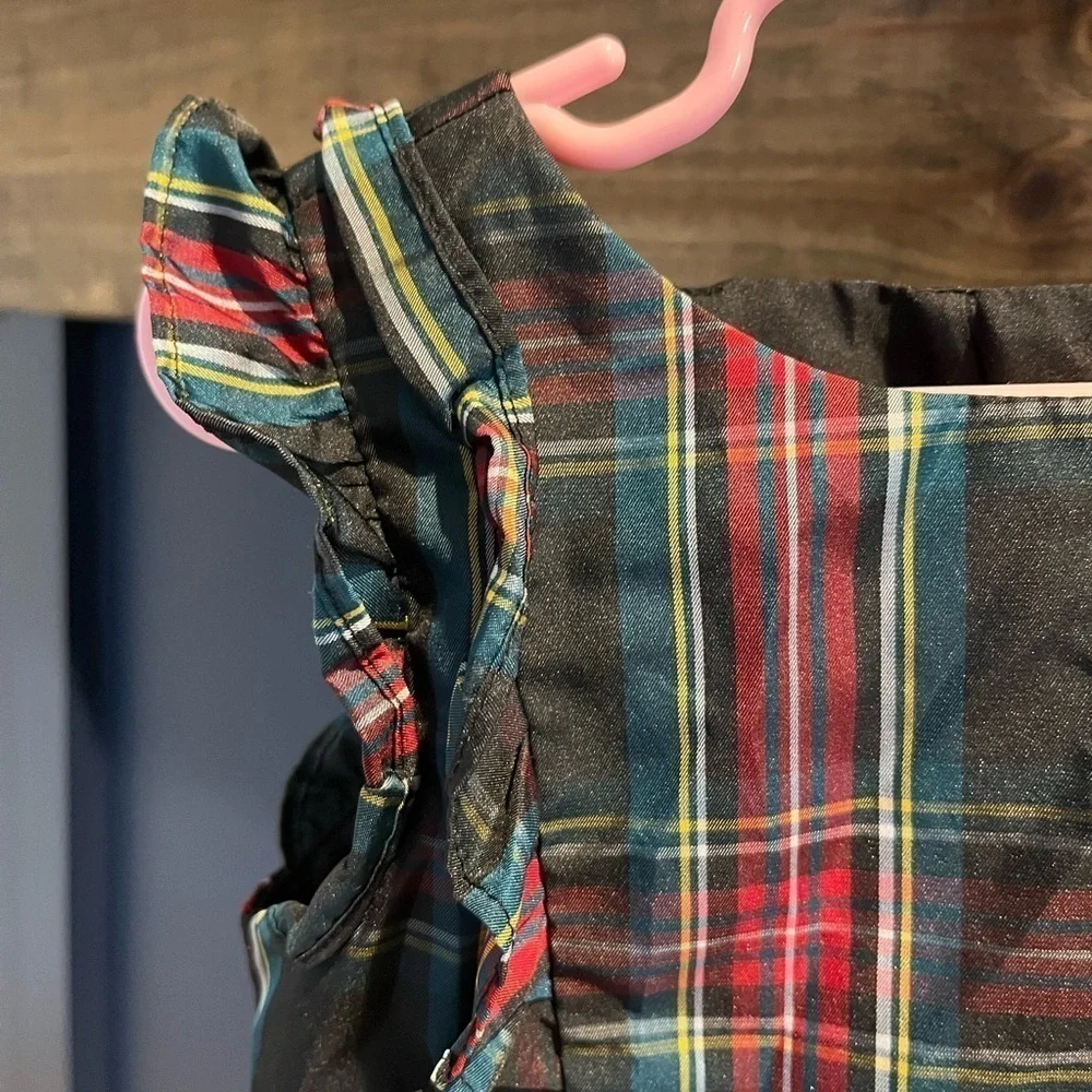 christmas dress gap | Dresses | Gap Kids Plaid Sleeveless Ted Green Flutter Sleeve Lined Xs beautiful christmas dress girls